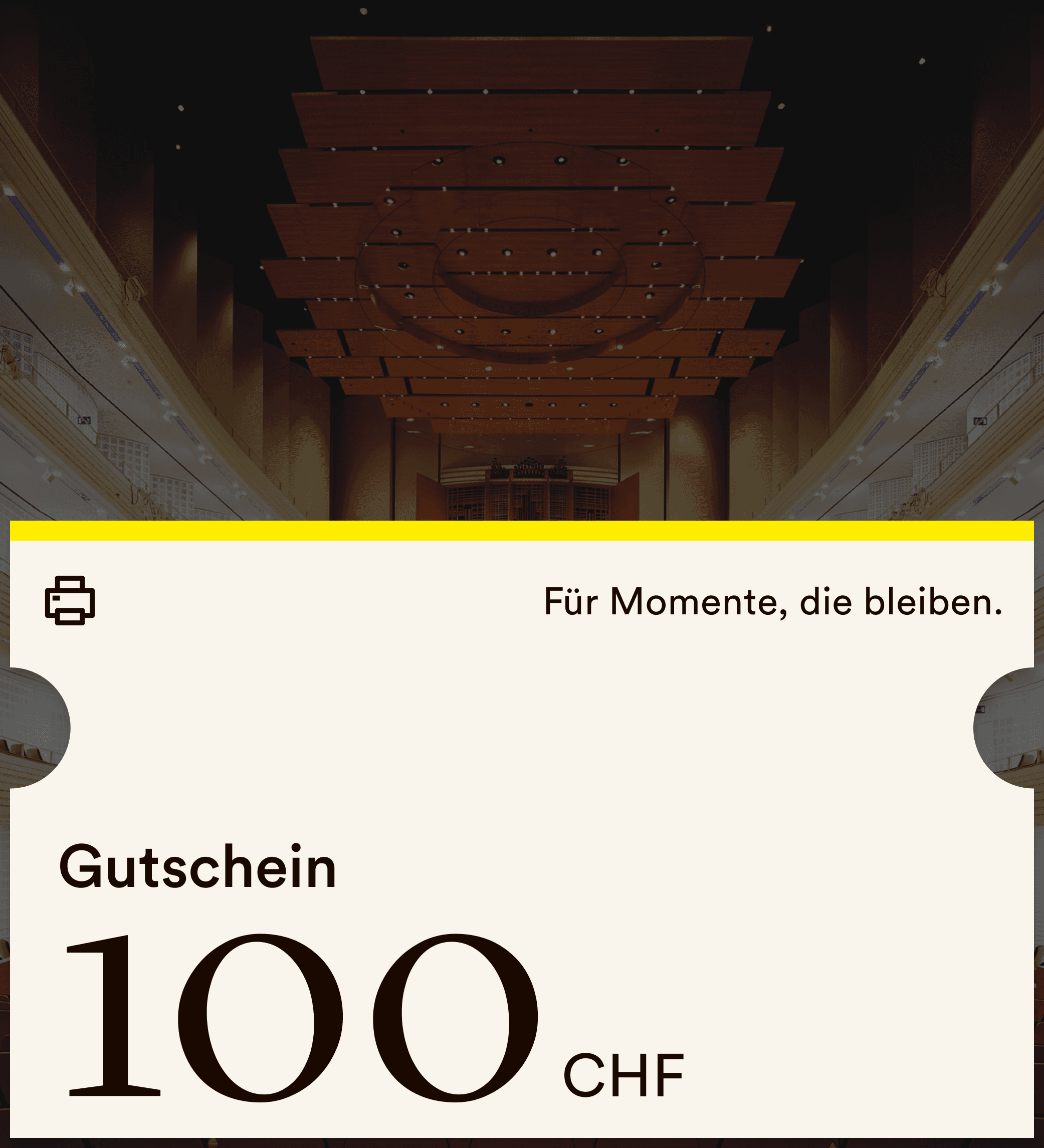 Image illustrating product: Gutschein CHF 100