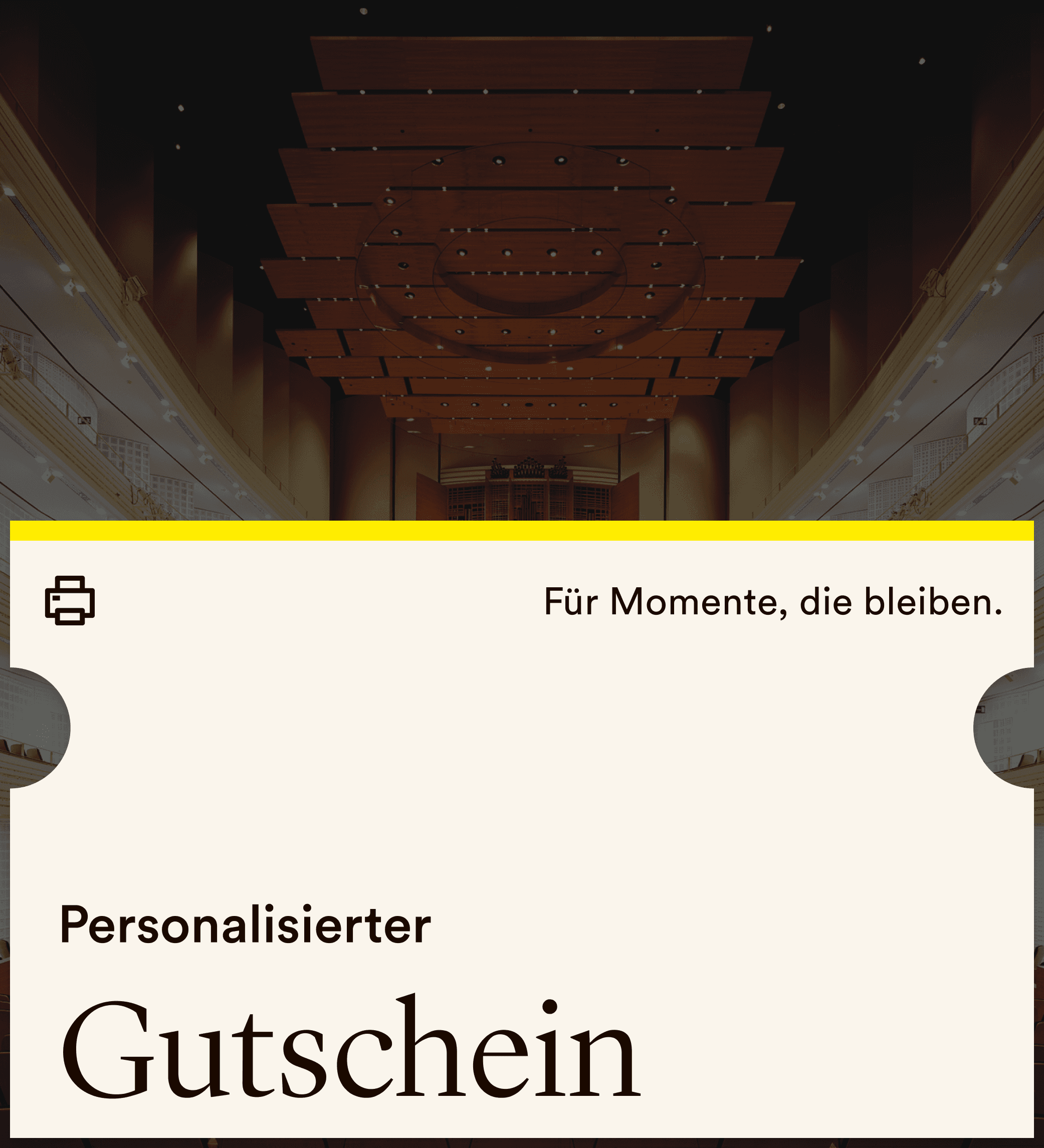 Image illustrating product: Gutschein Wunschbetrag