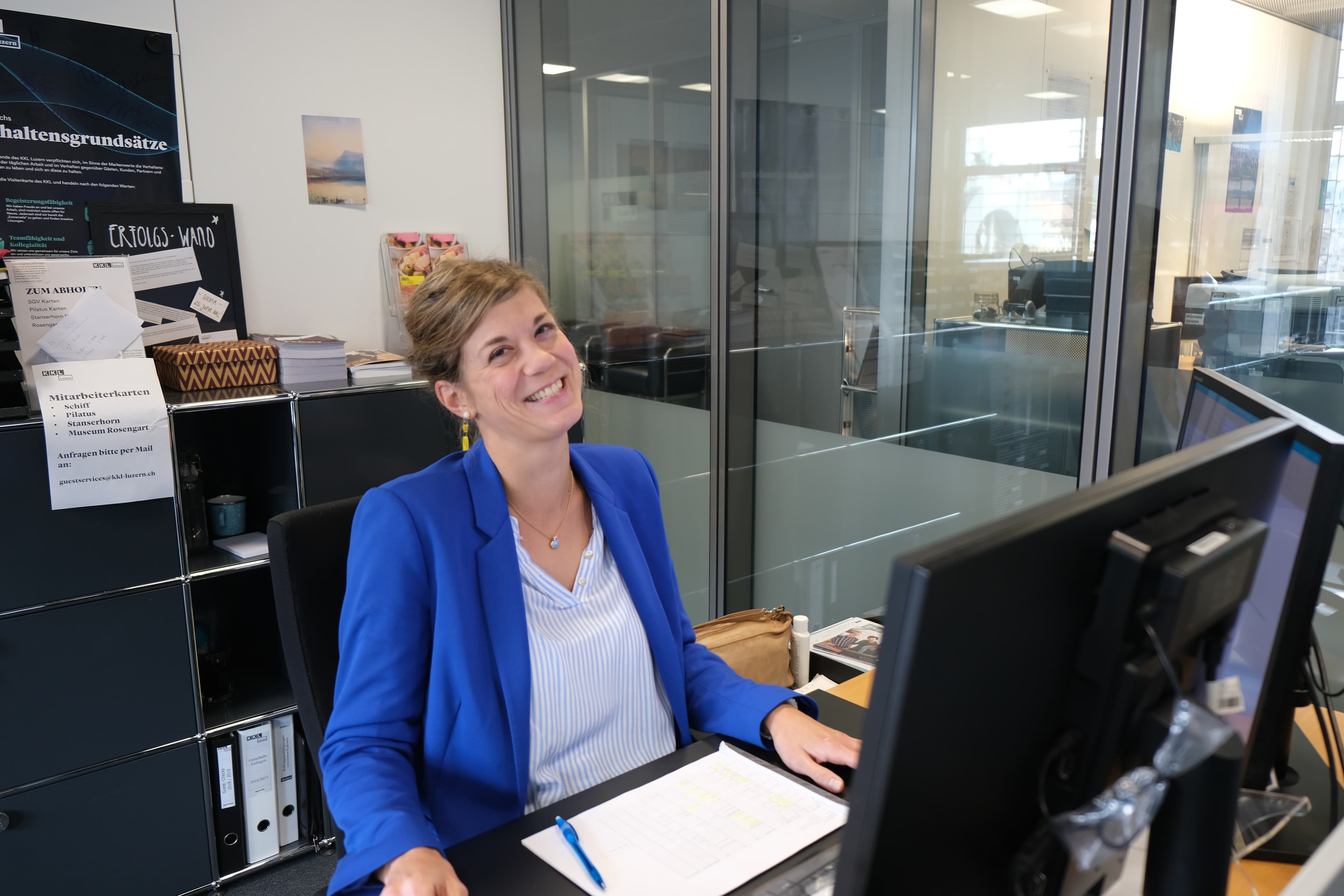 Mitarbeiterin Guest Services im KKL Luzern